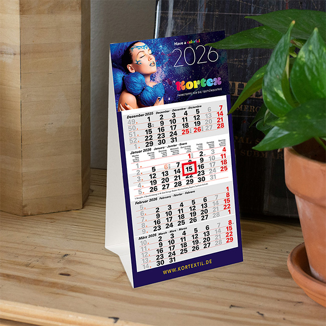 Tischkalender Table 4M Euro 4